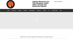 Desktop Screenshot of lightnerelectronics.com
